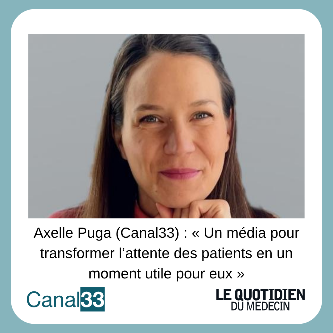 Axelle Puga (Canal33) interviewée